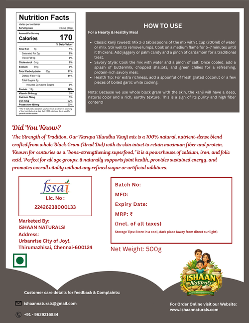 KARUPU ULUNDHU KANJI