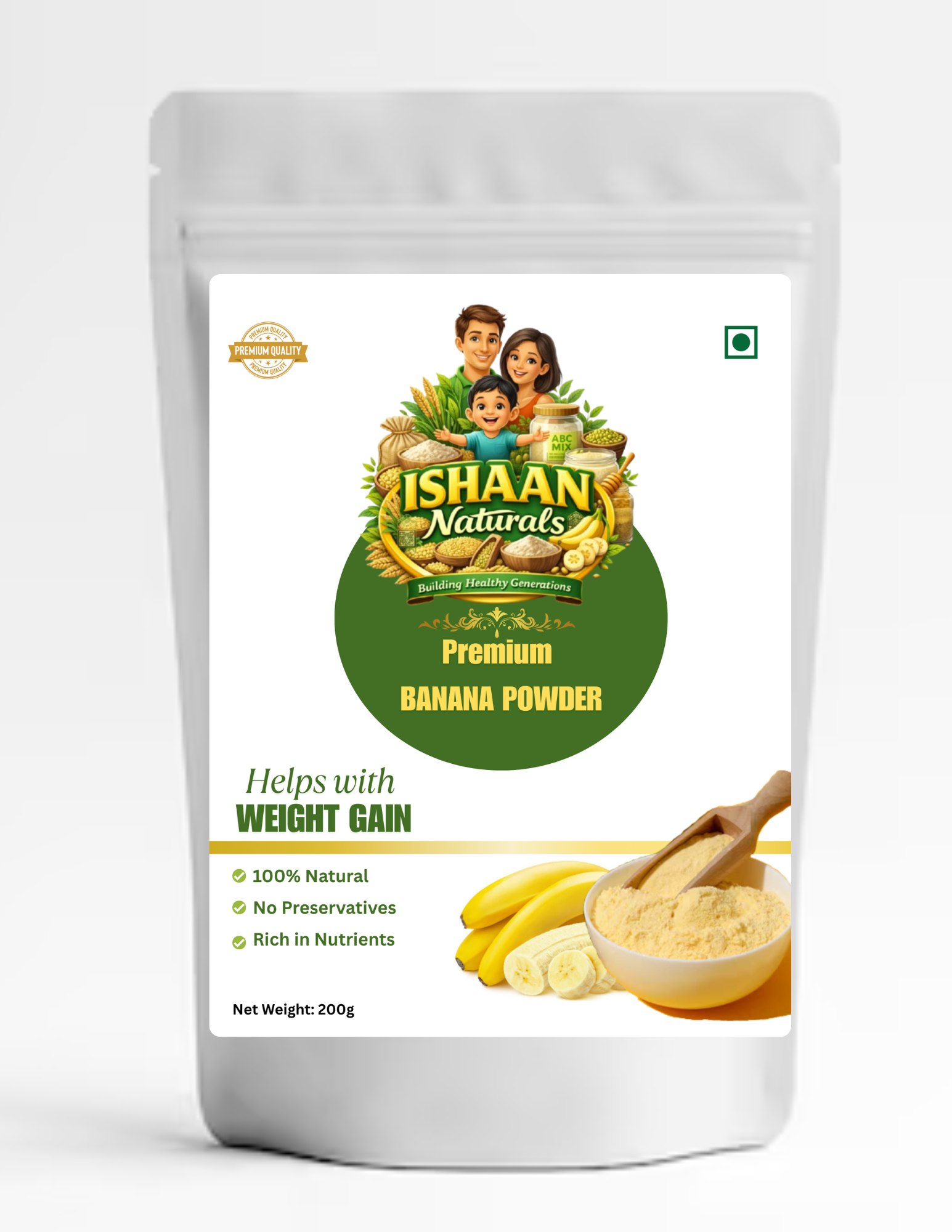 RAW BANANA POWDER